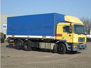 Container transporter/ Swap body truck MAN 26.414 6x2: picture 1