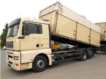 Tipper for transportation of bulk materials MAN 26.430 FL GETREIDEK., HEITLING 2 SEITEN, INTARDE: picture 1