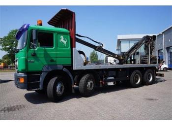 Container transporter/ Swap body truck for transportation of timber MAN 41 463 Manual+Retarder, Steel/Steel: picture 1