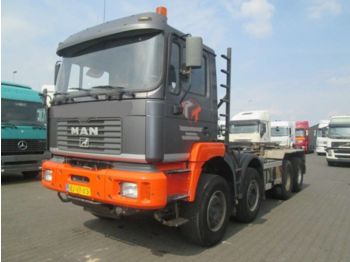 Container transporter/ Swap body truck MAN 41 464 8X4 Steelsuspension: picture 1