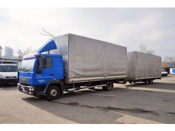 Curtainsider truck MAN 8.185 LC TANDEM FUR 28 PALETTEN / EURO3: picture 1