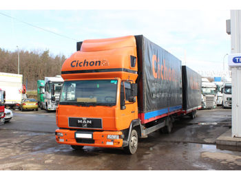 Curtainsider truck MAN LE 8.180 4X2 BB: picture 1