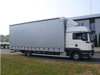 New Curtainsider truck MAN MAN TGL 12.250 LX NEU Euro6, 19 Europaletten: picture 1