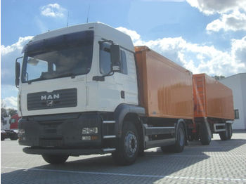 Tipper for transportation of bulk materials MAN TGA 18.430 Kipper-Komplettzug m. Orthaus: picture 1