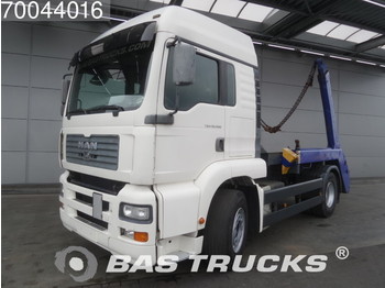 Skip loader truck MAN TGA 18.480 LX Manual Intarder Steelsuspension Eu: picture 1
