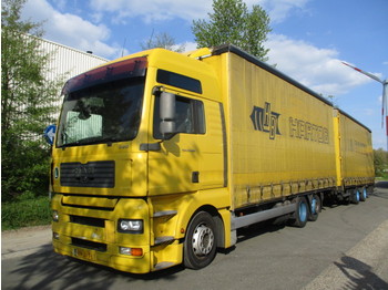 Curtainsider truck MAN TGA 24.390 XXL 6X2: picture 1