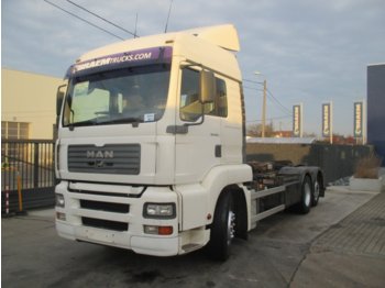 Container transporter/ Swap body truck MAN TGA 25.410 LL 6x2: picture 1