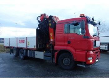 Dropside/ Flatbed truck MAN TGA 26.430: picture 1