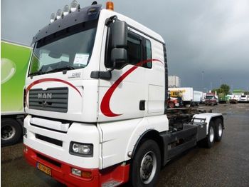 Container transporter/ Swap body truck MAN TGA 26 430 6 x 4 / 6x6 manual , Xl cabin Hand ge: picture 1