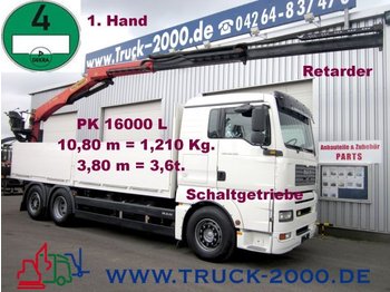 Dropside/ Flatbed truck MAN TGA 26.430 PK16000L*10m=1,3t.*4m=4t.*GrPlakette*: picture 1