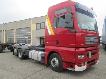 Container transporter/ Swap body truck MAN TGA 26.430, Retarder, E4, pneum. Hubrahmen, Motor neu: picture 1