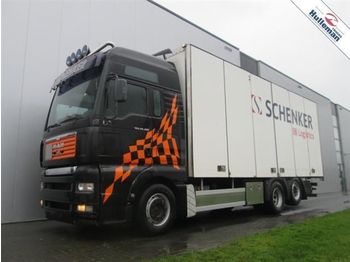 Box truck MAN TGA 26.480 6X2  MANUEL FULL SIDE OPEN BOX EURO 3: picture 1