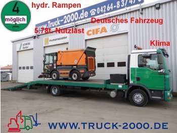 Autotransporter truck MAN TGL12.210 Spezial Baumaschinen*hydrRampen5,8t.NL: picture 1