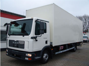 Box truck MAN TGL 12.180 Koffer 7,50m EURO 4 Ladebordwand: picture 1