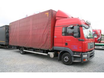 Curtainsider truck MAN TGL 12.240 4X2  OPEN BODY: picture 1