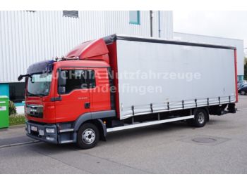 Curtainsider truck MAN TGL 12.250 BL L-Haus Schiebeplane LBW E5 Klima: picture 1