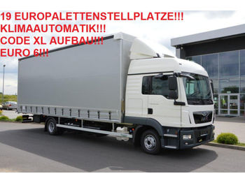 Curtainsider truck MAN TGL 12.250 LX 19-Europaletten XL Code Aufbau NEU: picture 1