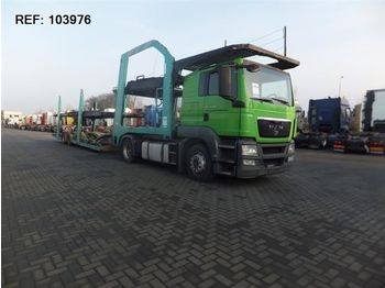 Autotransporter truck MAN TGS18-360 4X2 - EUROLOHR 1.21 2 AXLE BPW: picture 1