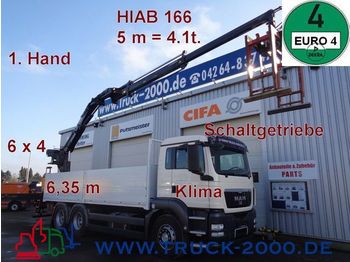 Dropside/ Flatbed truck MAN TGS 26.400 6x4 Hiab 166K-Pro*8m=2,1t.*1.Hand*: picture 1