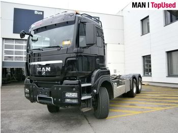 Container transporter/ Swap body truck MAN TGS 33.480 6X6 BL, EEV: picture 1
