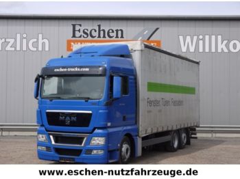Curtainsider truck MAN TGX 24.440 LL 6x2, Jumbo, Edscha, 261 Tsd Km !!: picture 1
