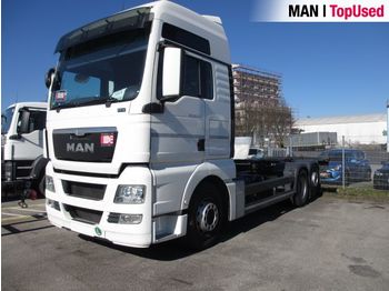 Container transporter/ Swap body truck MAN TGX 26.440 6X2-2 LL mit LBW: picture 1