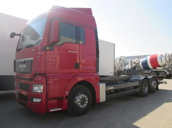 Container transporter/ Swap body truck MAN TGX 26.440 6x2 Multiwechlser, EEV, LBW,Hydraulikrahmen: picture 1