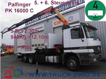 Dropside/ Flatbed truck MERCEDES-BENZ 2535 Actros Palfinger PK 16000*5,8t.=2,3*1.Hand: picture 1