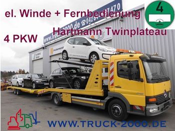 Autotransporter truck MERCEDES-BENZ 918 Atego Doppelstock+Winde+GrünePlakette+1.Hand: picture 1