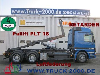 Hook lift truck MERCEDES-BENZ Actros 2643 6x4 Pallift mit Wiegesystem 1.Hand: picture 1