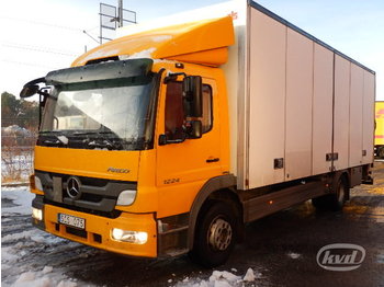 Box truck Mercedes 1224L 4x2 Box (side doors + tail lift): picture 1