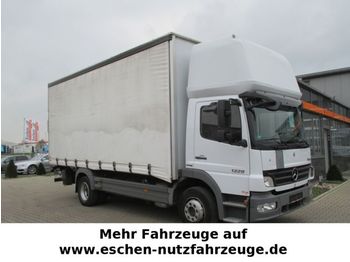 Curtainsider truck Mercedes-Benz 1229 Topsleeper, Dautel 1,5 t, AHK, Bl/Lu: picture 1