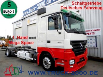 Container transporter/ Swap body truck Mercedes-Benz 1841 ActrosMegaSpace*Schaltgetriebe*DeutscherLKW: picture 1