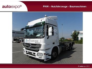 Container transporter/ Swap body truck Mercedes-Benz 2544 L 6x2 MP3, BDF-Rahmen Liftbar: picture 1
