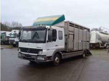 Livestock truck Mercedes-Benz 818 4x2 Viehwagen / KABA Aufbau: picture 1