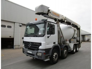 Truck Mercedes-Benz ACTROS 3241 STETTER 8m3 + TAPIS THEAM demontable: picture 1