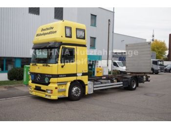 Container transporter/ Swap body truck Mercedes-Benz Actros 1831LL BDF 3t-LBW 6-Sitze Topsleeper DPF: picture 1