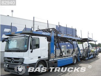 Autotransporter truck Mercedes-Benz Actros 1841 LL PowerShift Euro 5 Rolfo-Pegasus-A: picture 1