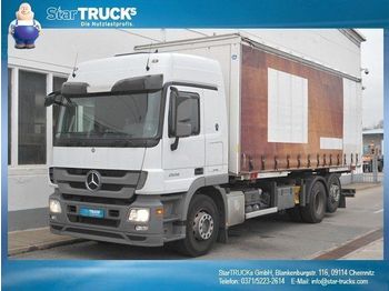 Curtainsider truck Mercedes-Benz Actros 2536LL Heckstapleraufnahme Brücke otional: picture 1