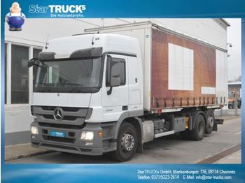 Container transporter/ Swap body truck Mercedes-Benz Actros 2536LL Wechselfahrgestell Heckstapleraufn: picture 1