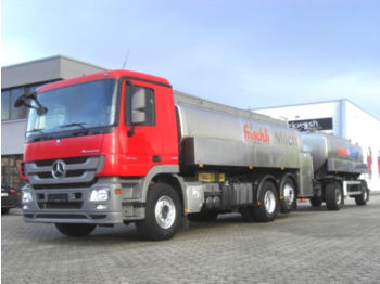 Tank truck for transportation of milk Mercedes-Benz Actros 2536 L 6X2/ Milchtank /Euro 5: picture 1