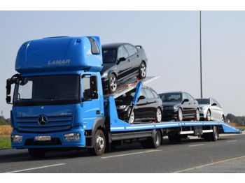New Autotransporter truck Mercedes-Benz Atego 1024 mit  Anhänger: picture 1