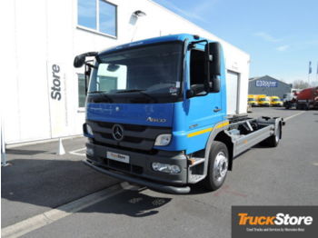 Cab chassis truck Mercedes-Benz Atego 1218 L S-Fahrerhaus ABS 4x2 Euro5: picture 1