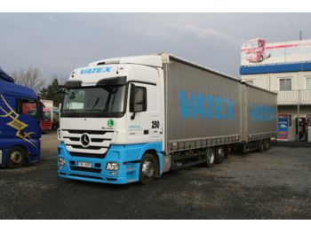Curtainsider truck Mercedes-Benz MB ACTROS 2 STUK  2544 L/NR 6X2  EURO 5  EEV: picture 1