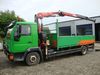 Open body truck MAN LE12.180 OPENBAK ALUBORDEN FASSI 80F KRAAN