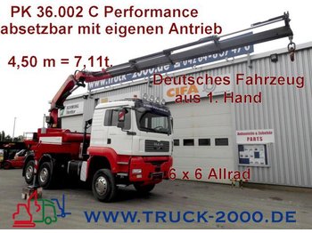 Dropside/ Flatbed truck Palfinger TGA 26.410 6x6 Kran PK36002 eigenerAntrieb aus09: picture 1