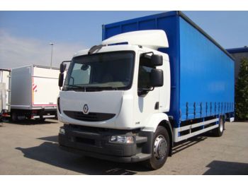 Curtainsider truck RENAULT MIDLUM 280DXI Tauliner E4: picture 1