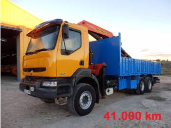 Dropside/ Flatbed truck Renault KERAX 320DCI: picture 1