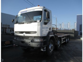 Dropside/ Flatbed truck Renault KERAX 385 BB 8x4: picture 1