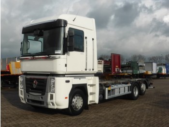 Container transporter/ Swap body truck Renault MAGNUM 480 EEV 6X2 2X TANK: picture 1